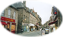 A view of Guingamp Brittany
